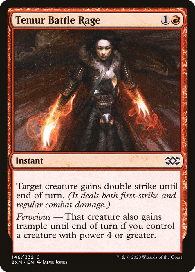 Temur Battle Rage [Double Masters] | Good Games North