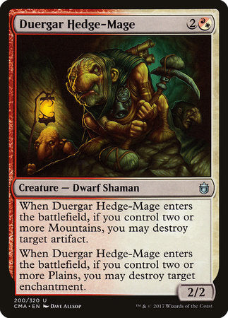 Duergar Hedge-Mage [Commander Anthology] | Good Games North