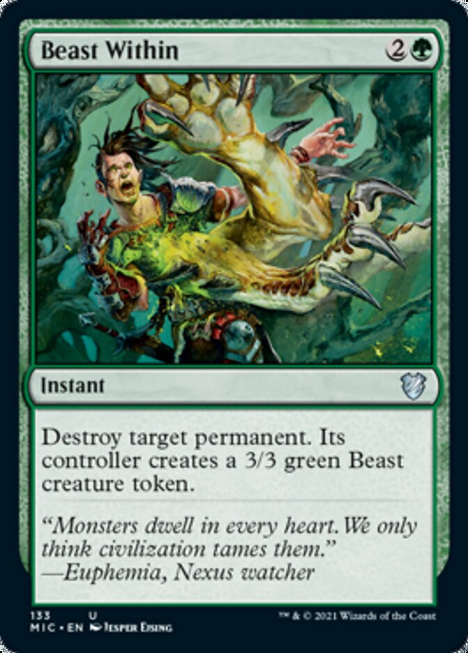 Beast Within [Innistrad: Midnight Hunt Commander] | Good Games North
