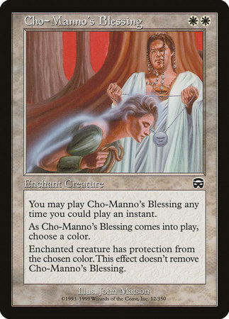 Cho-Manno's Blessing [Mercadian Masques] | Good Games North