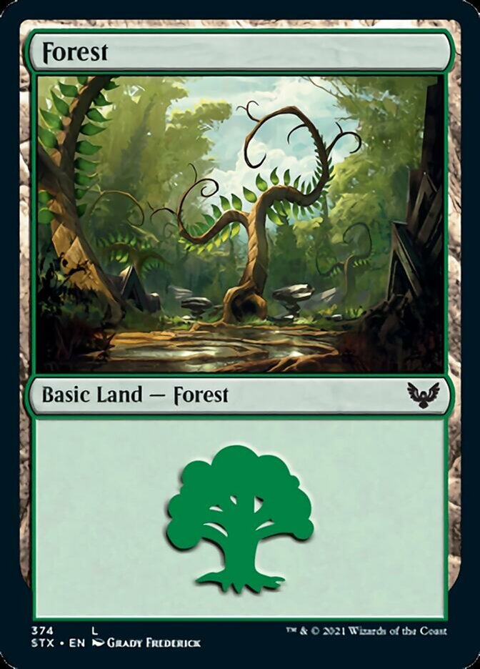 Forest (#374) [Strixhaven: School of Mages] | Good Games North