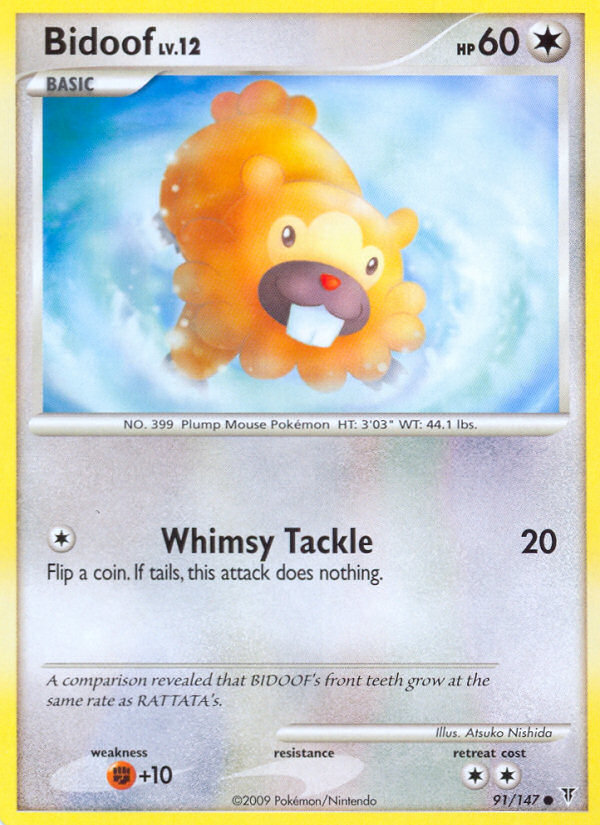 Bidoof (91/147) [Platinum: Supreme Victors] | Good Games North