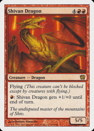 Shivan Dragon [Ninth Edition] | Good Games North
