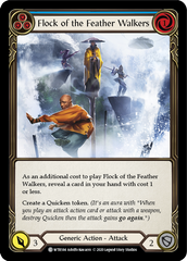 Flock of the Feather Walkers (Blue) [U-WTR184] (Welcome to Rathe Unlimited)  Unlimited Rainbow Foil | Good Games North