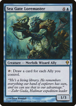 Sea Gate Loremaster [Zendikar] | Good Games North