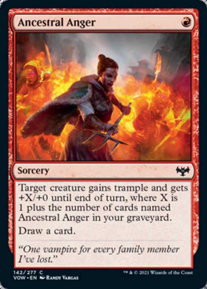 Ancestral Anger [Innistrad: Crimson Vow] | Good Games North