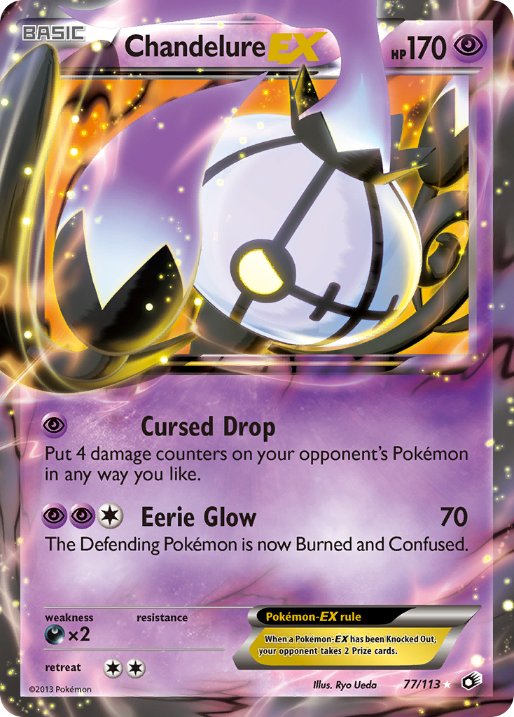 Chandelure EX (77/113) [Black & White: Legendary Treasures] | Good Games North