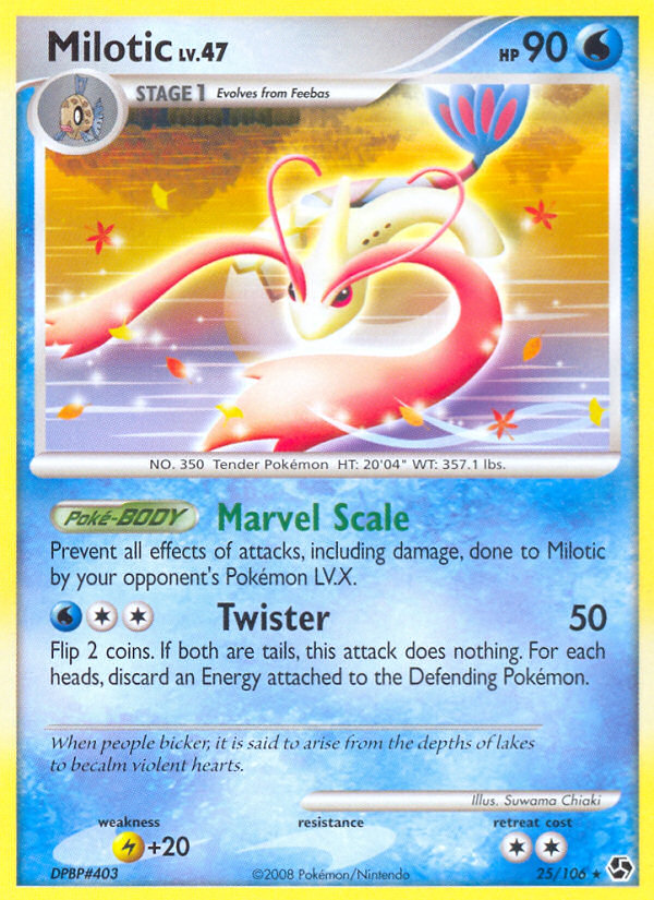 Milotic (25/106) [Diamond & Pearl: Great Encounters] | Good Games North