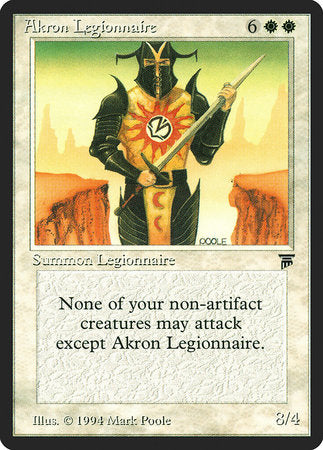 Akron Legionnaire [Legends] | Good Games North