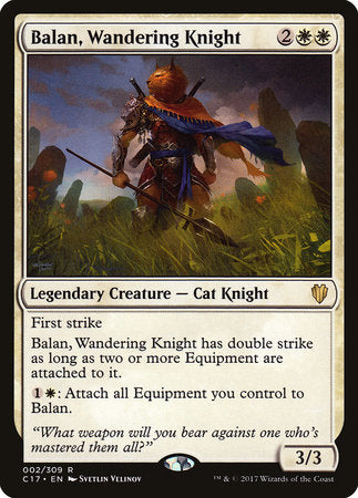 Balan, Wandering Knight [Commander 2017] | Good Games North