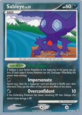 Sableye LV.31 (48/100) (Happy Luck - Mychael Bryan) [World Championships 2010] | Good Games North