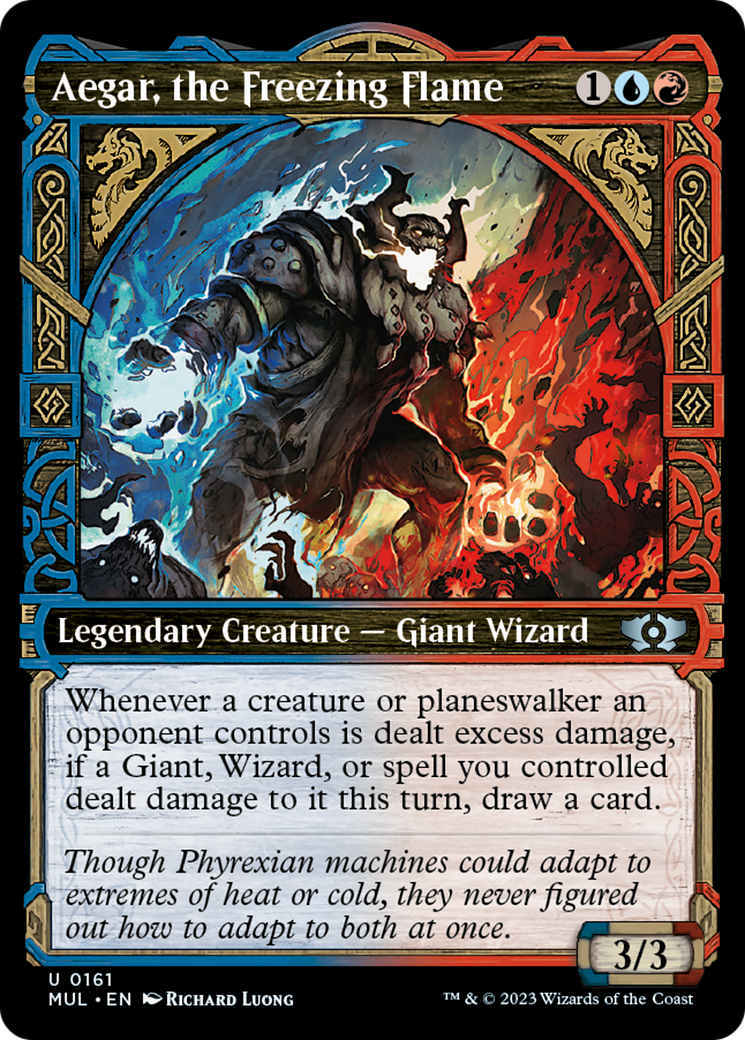 Aegar, the Freezing Flame (Halo Foil) [Multiverse Legends] | Good Games North
