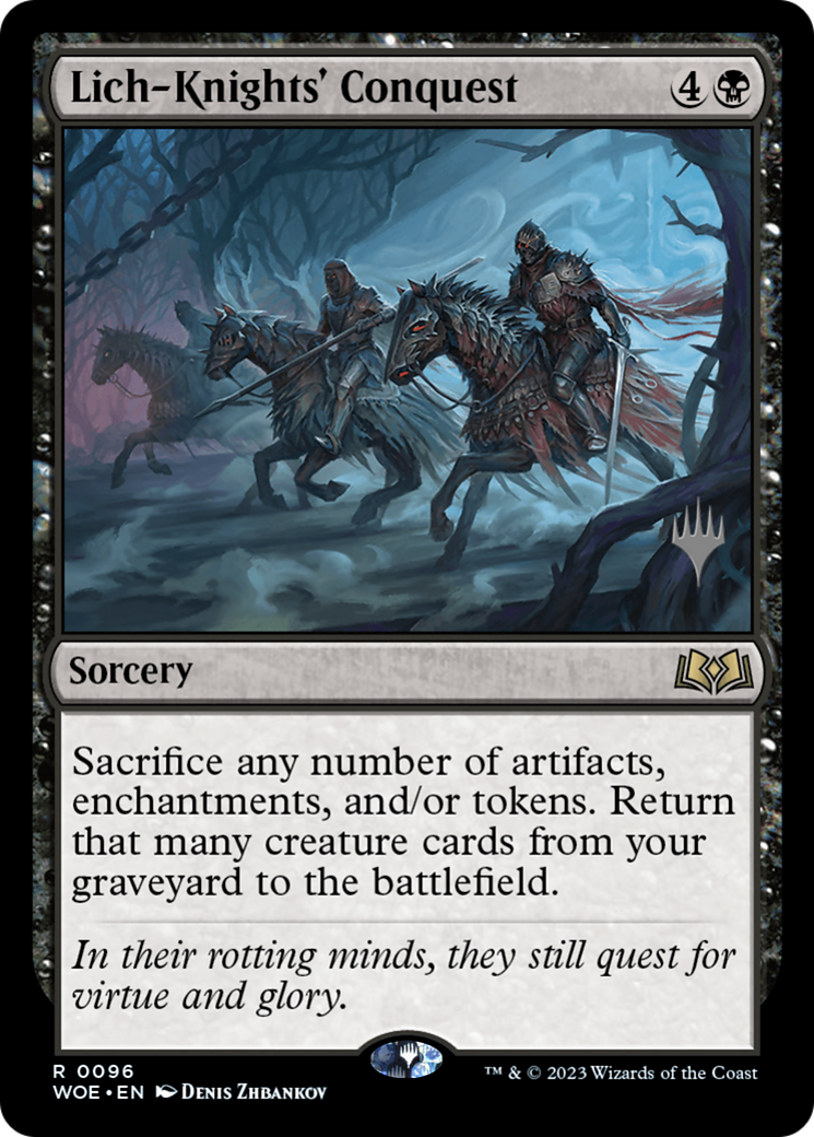 Lich-Knights' Conquest (Promo Pack) [Wilds of Eldraine Promos] | Good Games North