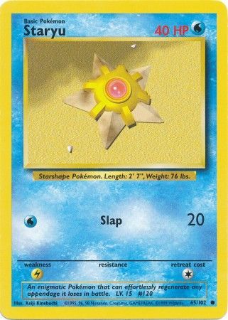 Staryu (65/102) [Base Set Unlimited] | Good Games North