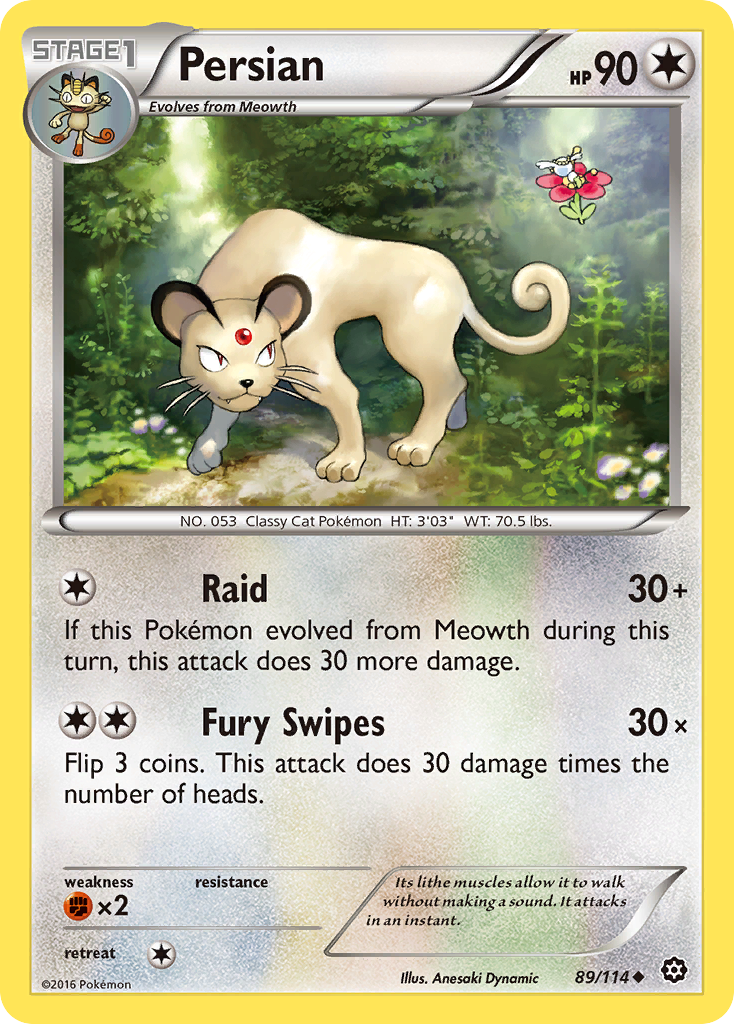 Persian (89/114) [XY: Steam Siege] | Good Games North