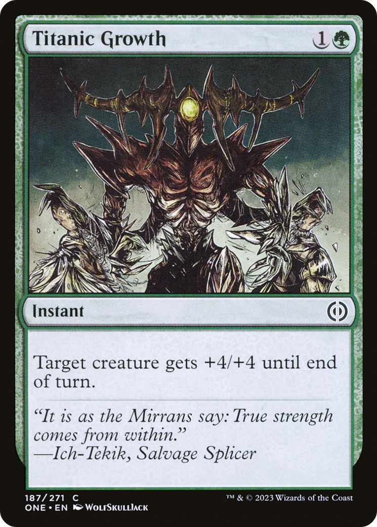 Titanic Growth [Phyrexia: All Will Be One] | Good Games North