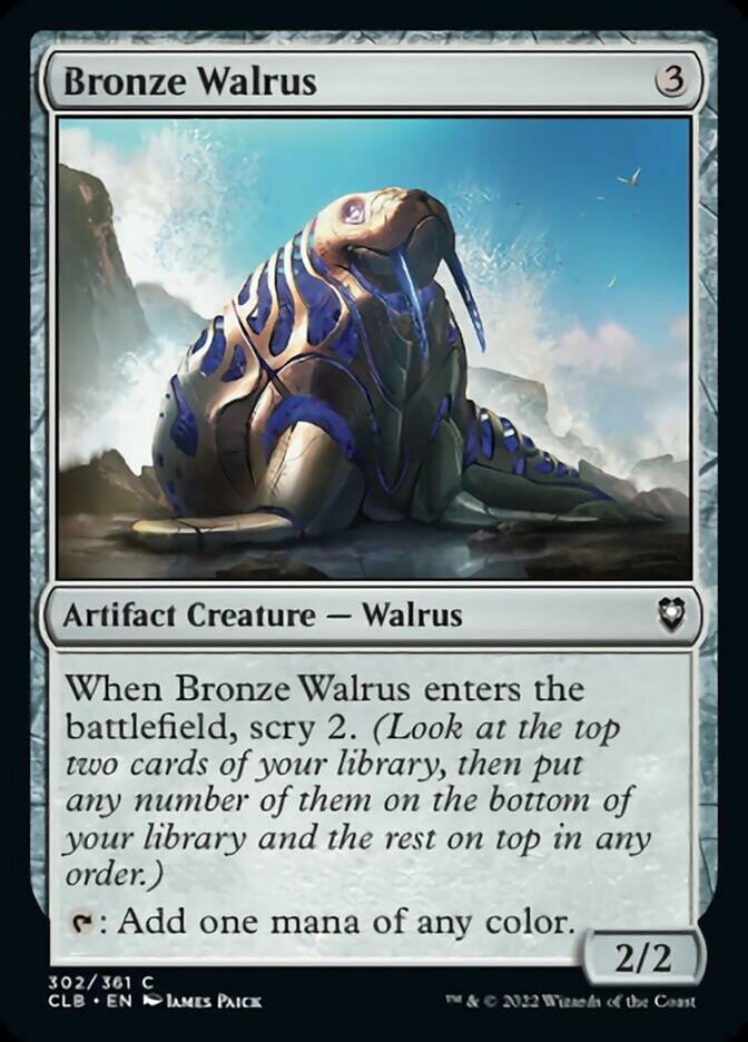 Bronze Walrus [Commander Legends: Battle for Baldur's Gate] | Good Games North