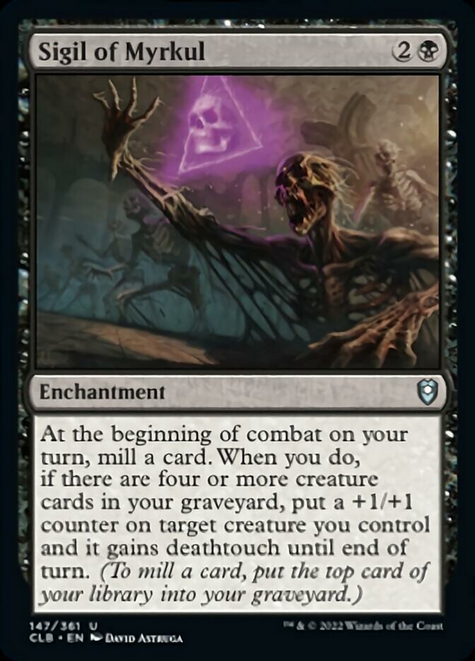 Sigil of Myrkul [Commander Legends: Battle for Baldur's Gate] | Good Games North
