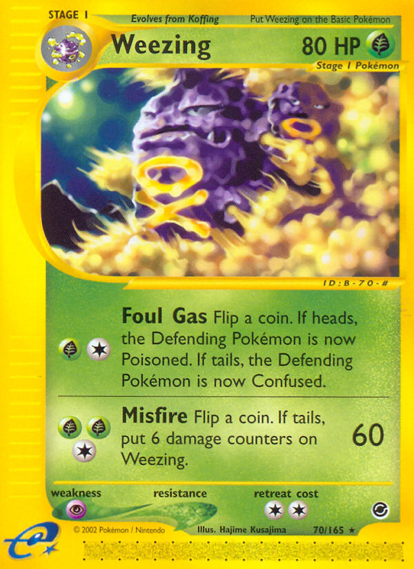 Weezing (70/165) [Expedition: Base Set] | Good Games North