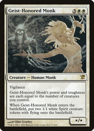 Geist-Honored Monk [Innistrad] | Good Games North