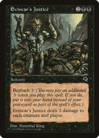 Evincar's Justice [Tempest] | Good Games North