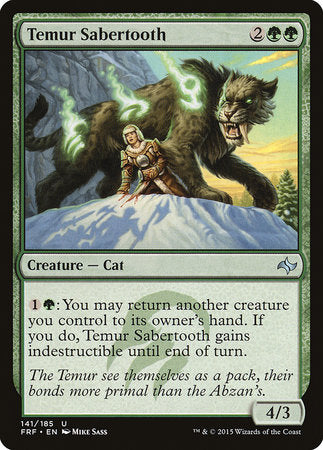 Temur Sabertooth [Fate Reforged] | Good Games North