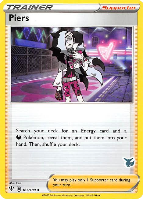 Piers (165/189) (Eevee Deck) [Battle Academy 2022] | Good Games North