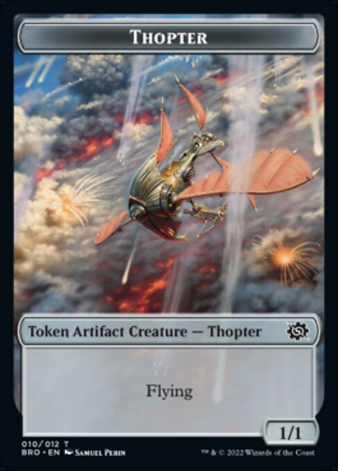 Powerstone // Thopter Double-Sided Token [The Brothers' War Tokens] | Good Games North