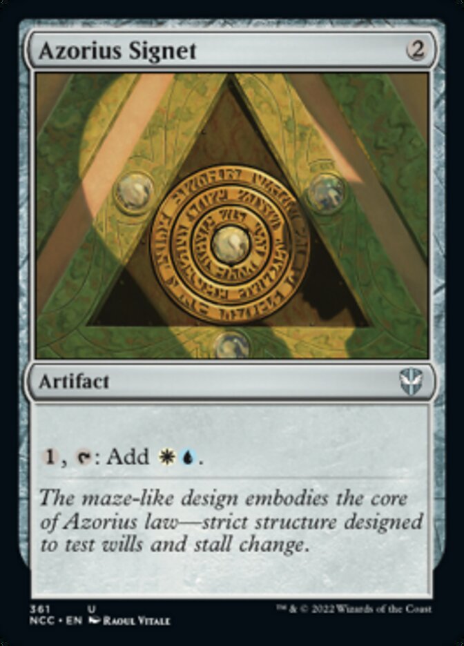 Azorius Signet [Streets of New Capenna Commander] | Good Games North