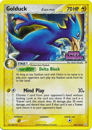 Golduck (43/110) (Delta Species) (Stamped) [EX: Holon Phantoms] | Good Games North