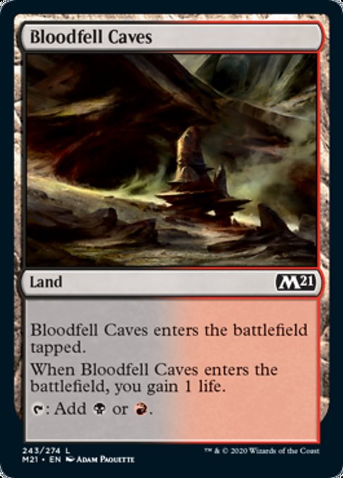Bloodfell Caves [Core Set 2021] | Good Games North