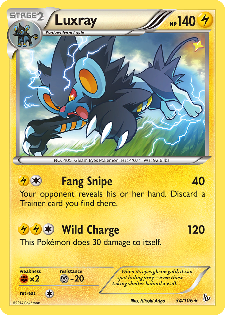 Luxray (34/106) [XY: Flashfire] | Good Games North