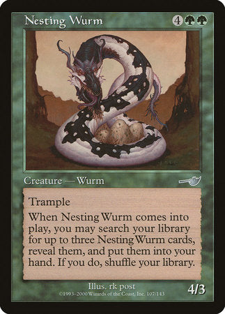 Nesting Wurm [Nemesis] | Good Games North