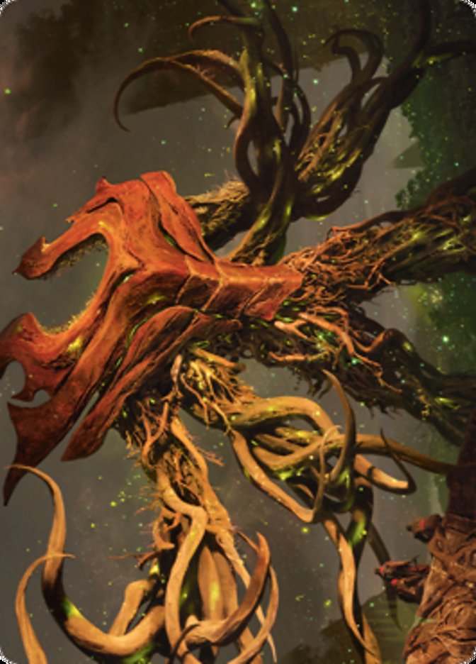 Ashaya, Soul of the Wild Art Card (Gold-Stamped Signature) [Zendikar Rising Art Series] | Good Games North