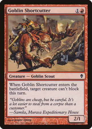 Goblin Shortcutter [Zendikar] | Good Games North