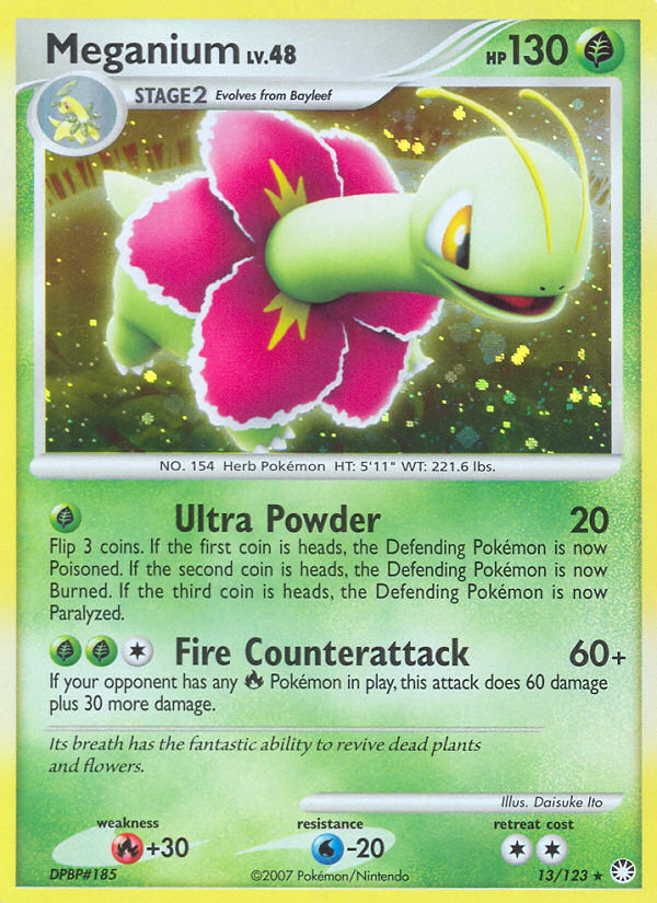 Meganium (13/123) [Diamond & Pearl: Mysterious Treasures] | Good Games North