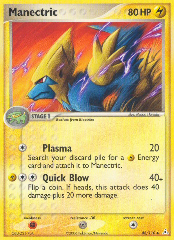 Manectric (46/110) [EX: Holon Phantoms] | Good Games North