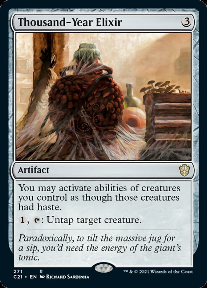 Thousand-Year Elixir [Commander 2021] | Good Games North