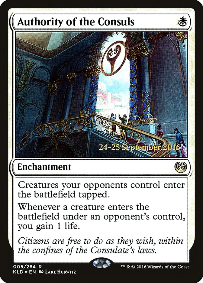 Authority of the Consuls  [Kaladesh Prerelease Promos] | Good Games North