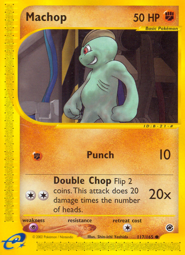 Machop (117/165) [Expedition: Base Set] | Good Games North