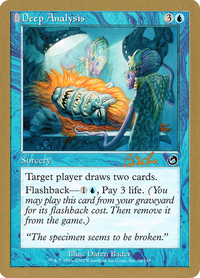 Deep Analysis (Carlos Romao) [World Championship Decks 2002] | Good Games North