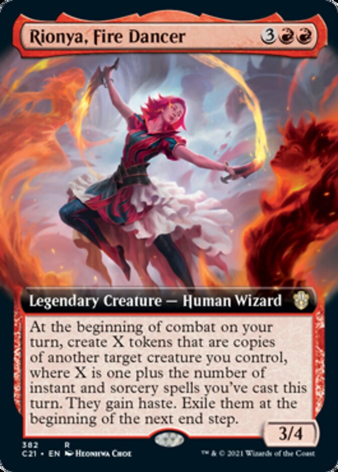 Rionya, Fire Dancer (Extended) [Commander 2021] | Good Games North