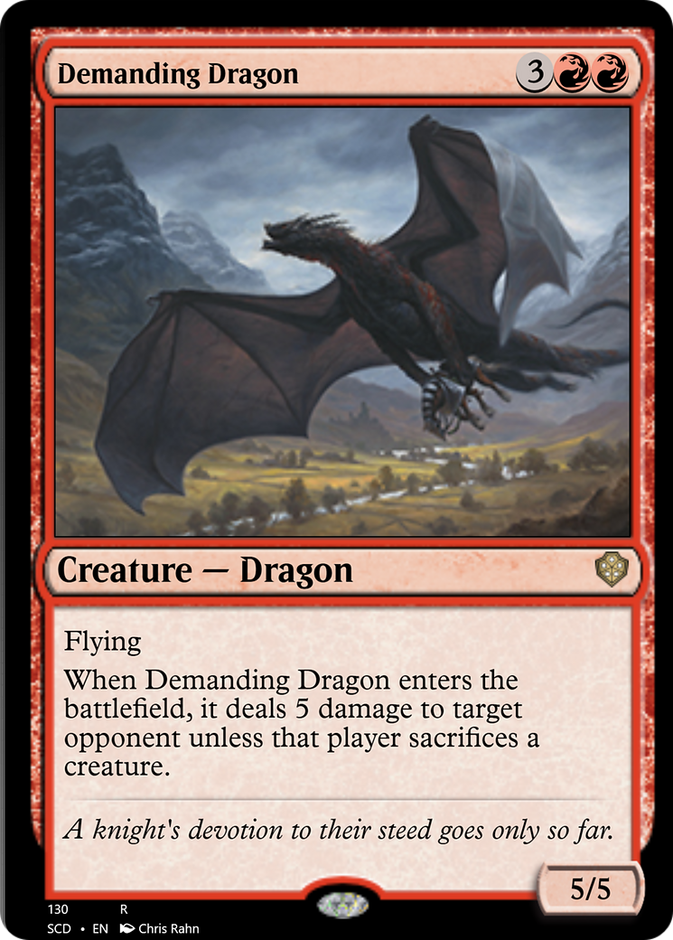 Demanding Dragon [Starter Commander Decks] | Good Games North
