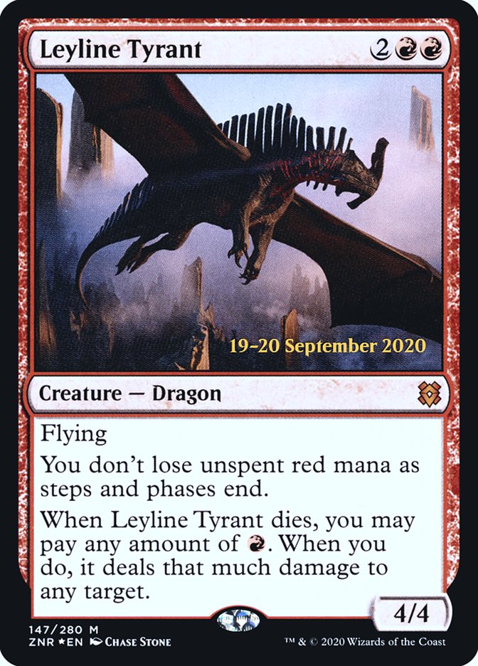 Leyline Tyrant  [Zendikar Rising Prerelease Promos] | Good Games North