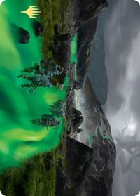 Path to the World Tree Art Card (Gold-Stamped Signature) [Kaldheim: Art Series] | Good Games North