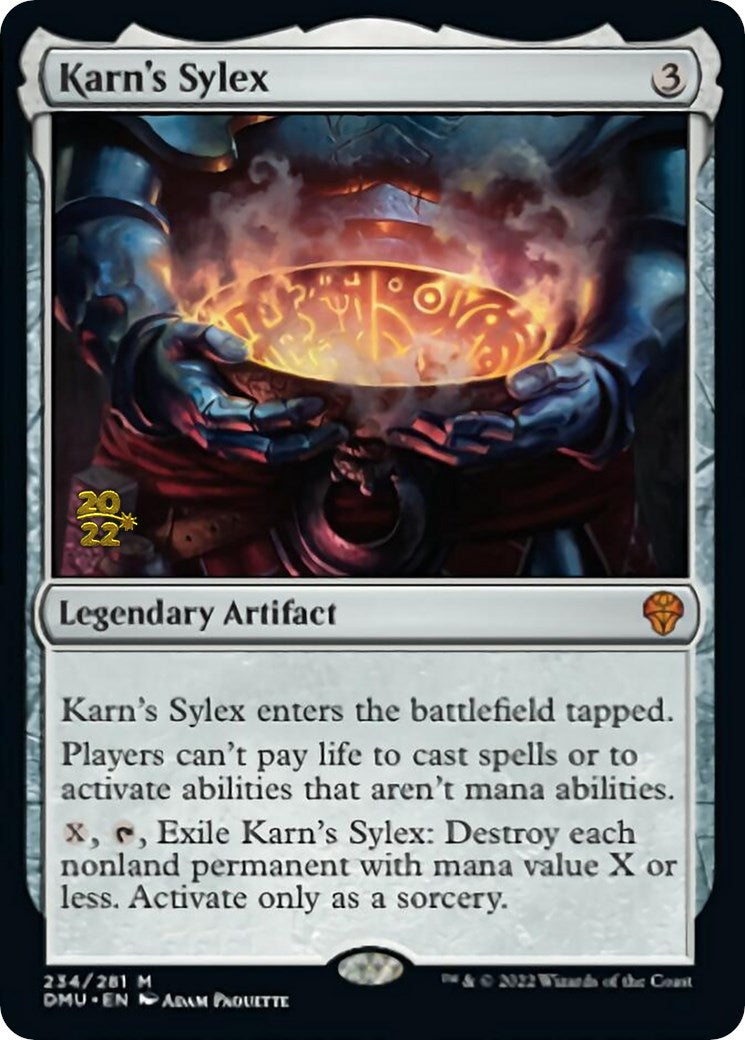 Karn's Sylex [Dominaria United Prerelease Promos] | Good Games North