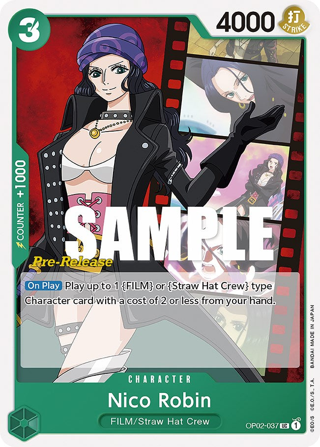 Nico Robin [Paramount War Pre-Release Cards] | Good Games North