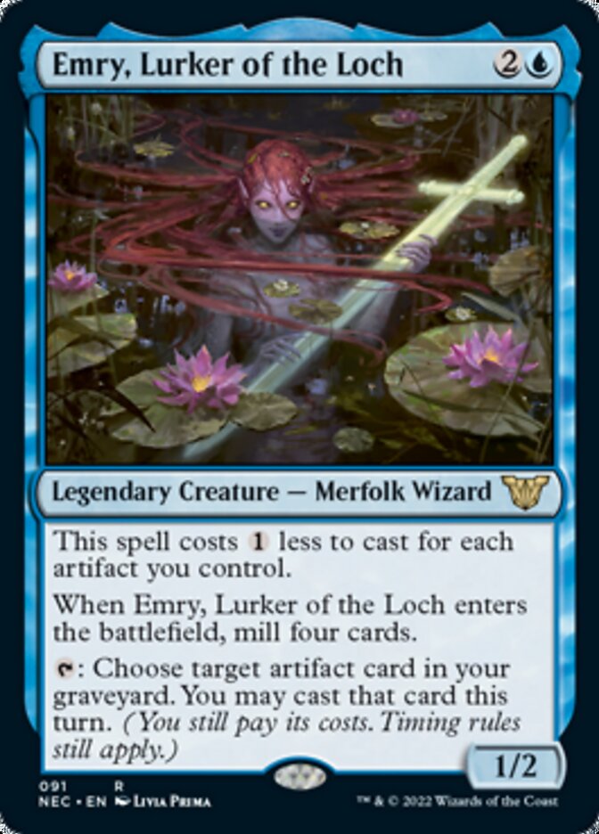 Emry, Lurker of the Loch [Kamigawa: Neon Dynasty Commander] | Good Games North