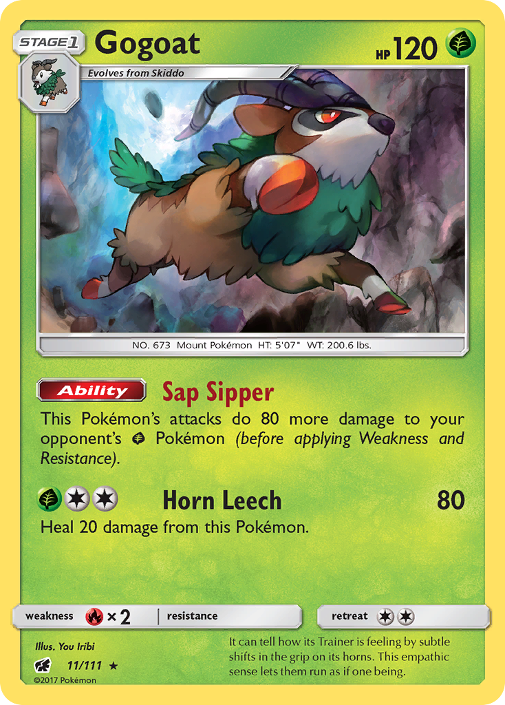 Gogoat (11/111) [Sun & Moon: Crimson Invasion] | Good Games North