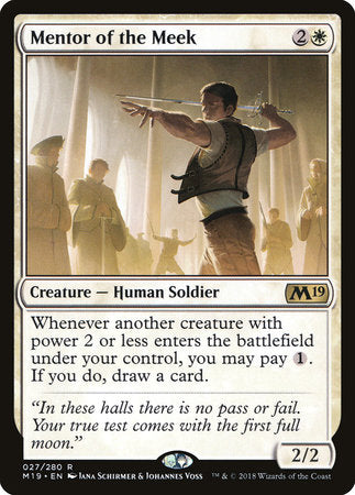 Mentor of the Meek [Core Set 2019] | Good Games North